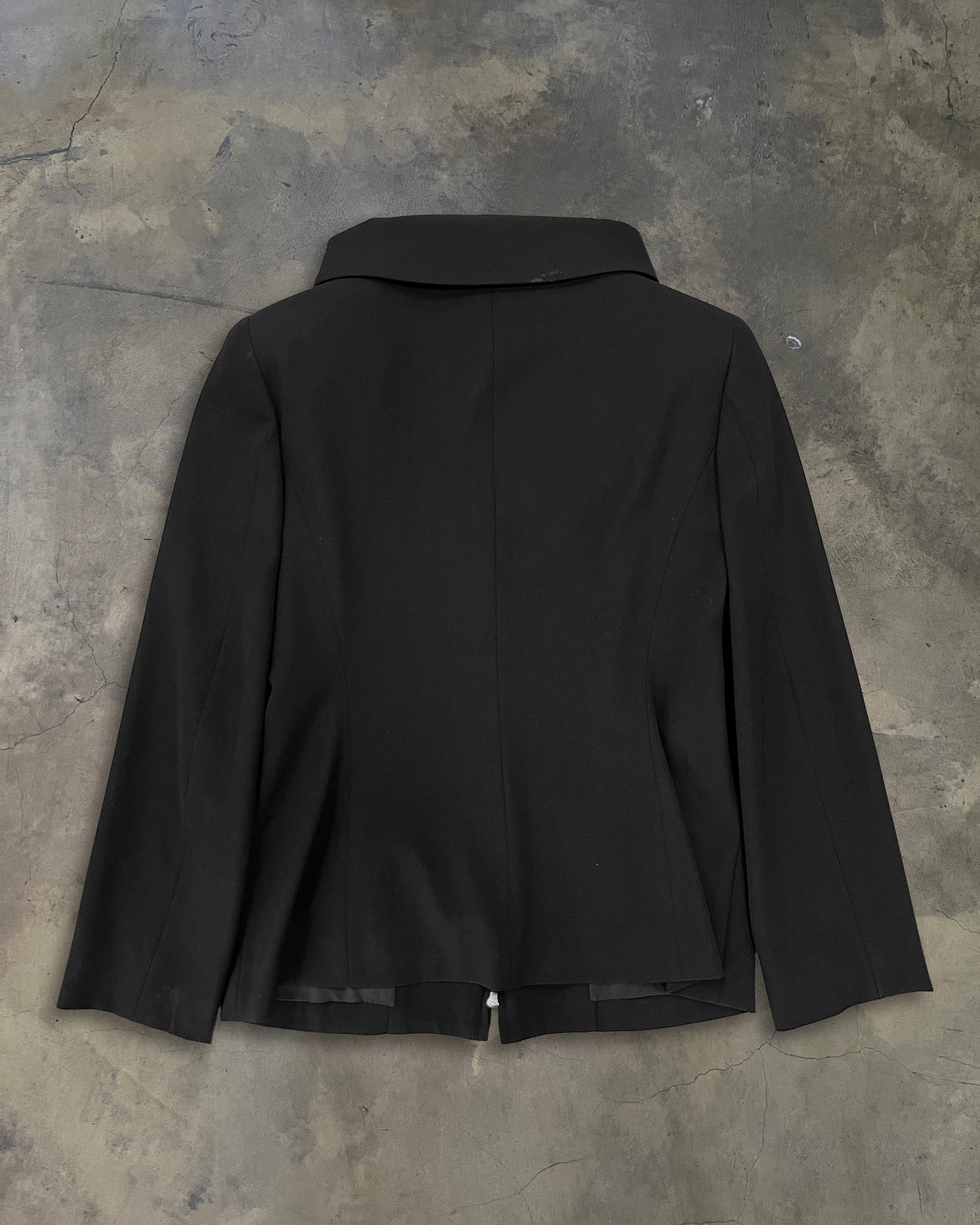 YOHJI YAMAMOTO AW2000 WOOL GABARDINE ZIP UP JACKET