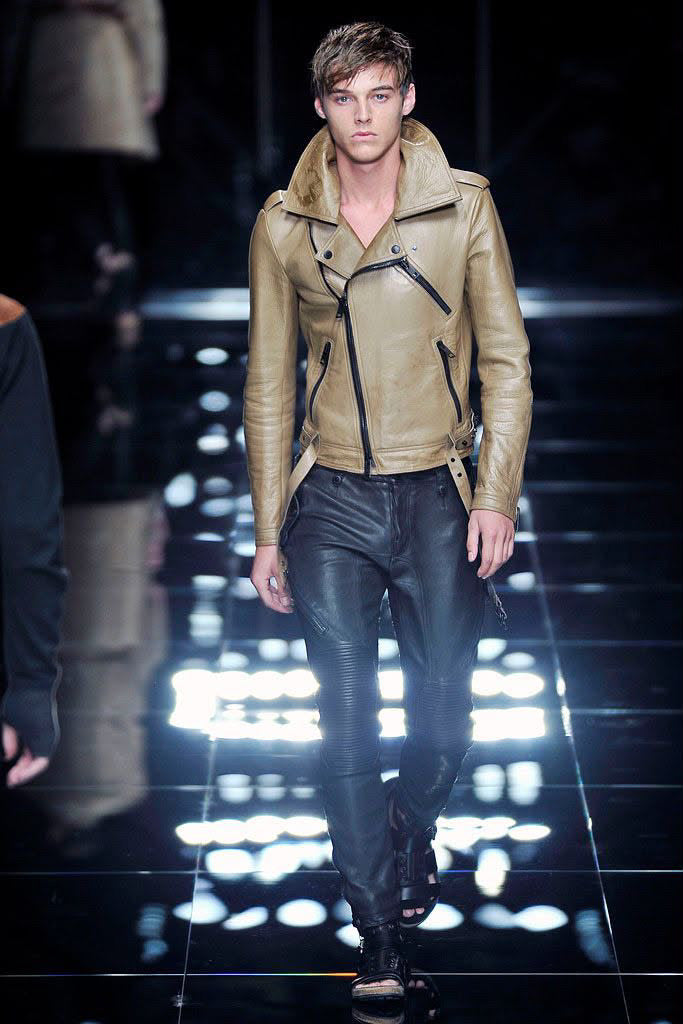 BURBERRY PRORSUM SS2011 RUNWAY LEATHER BIKER PANTS
