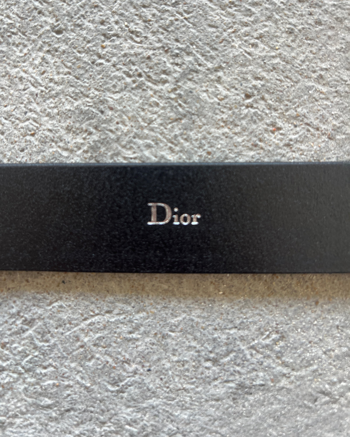 DIOR HOMME AW2002 "REFLEXION" DOUBLE BUCKLE LEATHER BELT