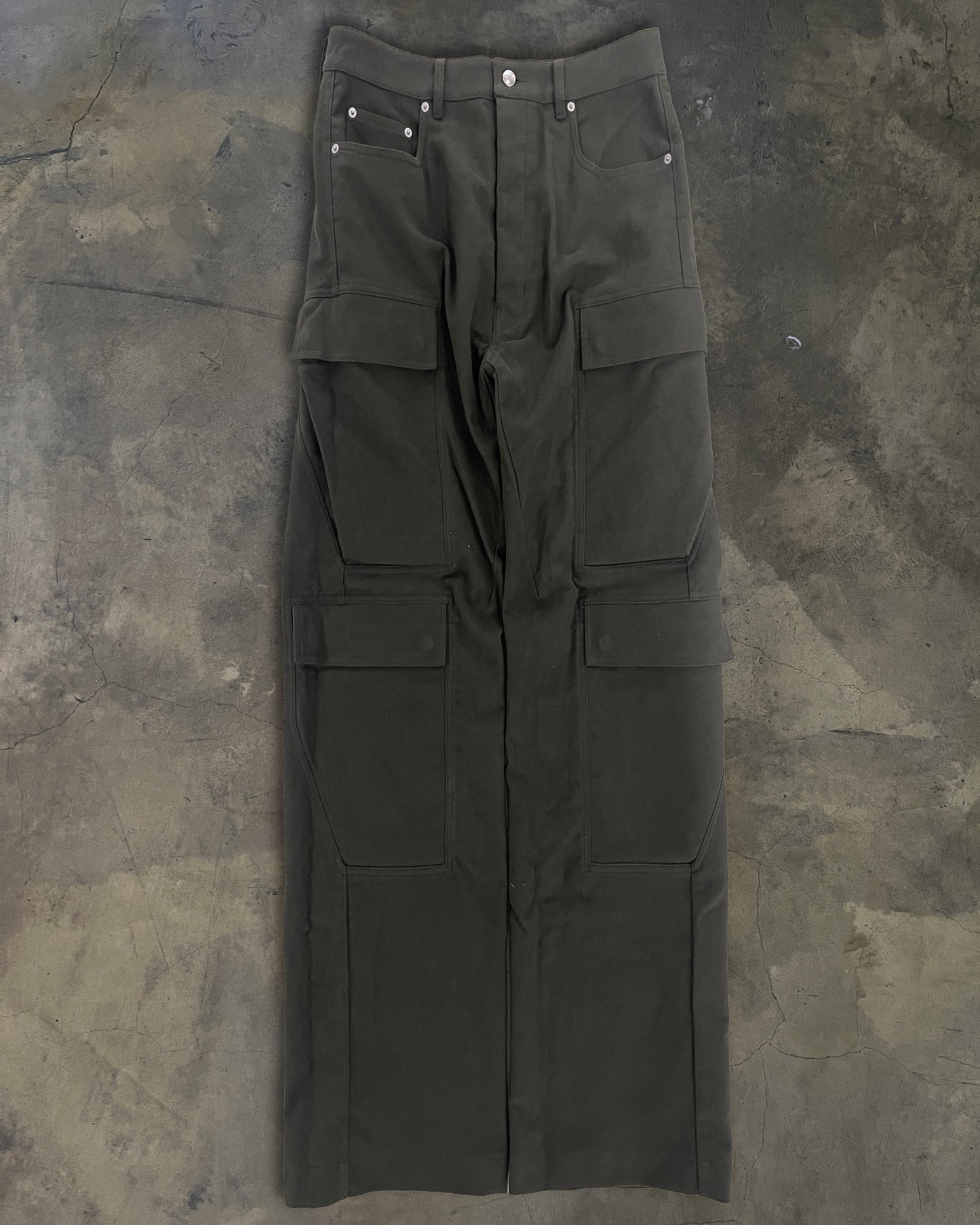 RICK OWENS FW2025 "CONCORDIANS" BOSCO DOUBLE CARGO PANTS