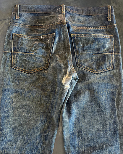 DIOR HOMME AW2006 LUSTER WAXED DENIM