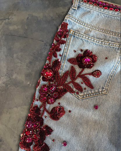 GUCCI SALON SS2023 EMBELLISHED JEANS