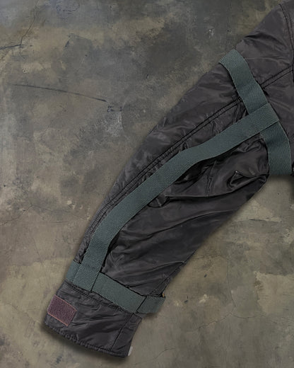 DOLCE GABBANA 2003 MILITARY BONDAGE BOMBER