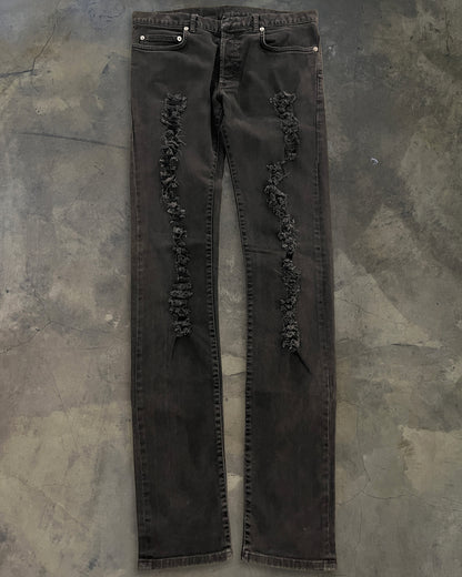 DIOR HOMME FW2010 DISTRESSED DENIM
