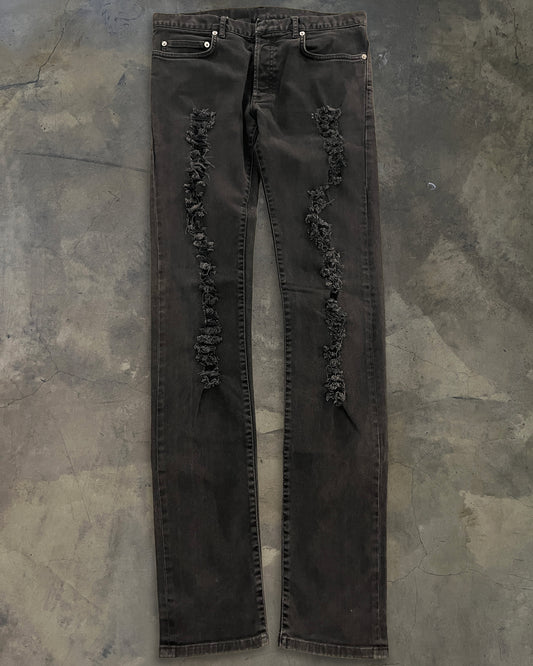 DIOR HOMME FW2010 DISTRESSED DENIM