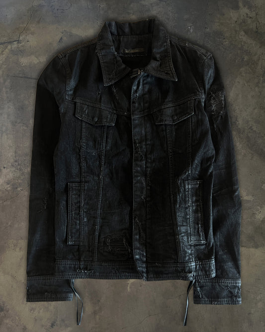 14TH ADDICTION DENIM BIKER JACKET