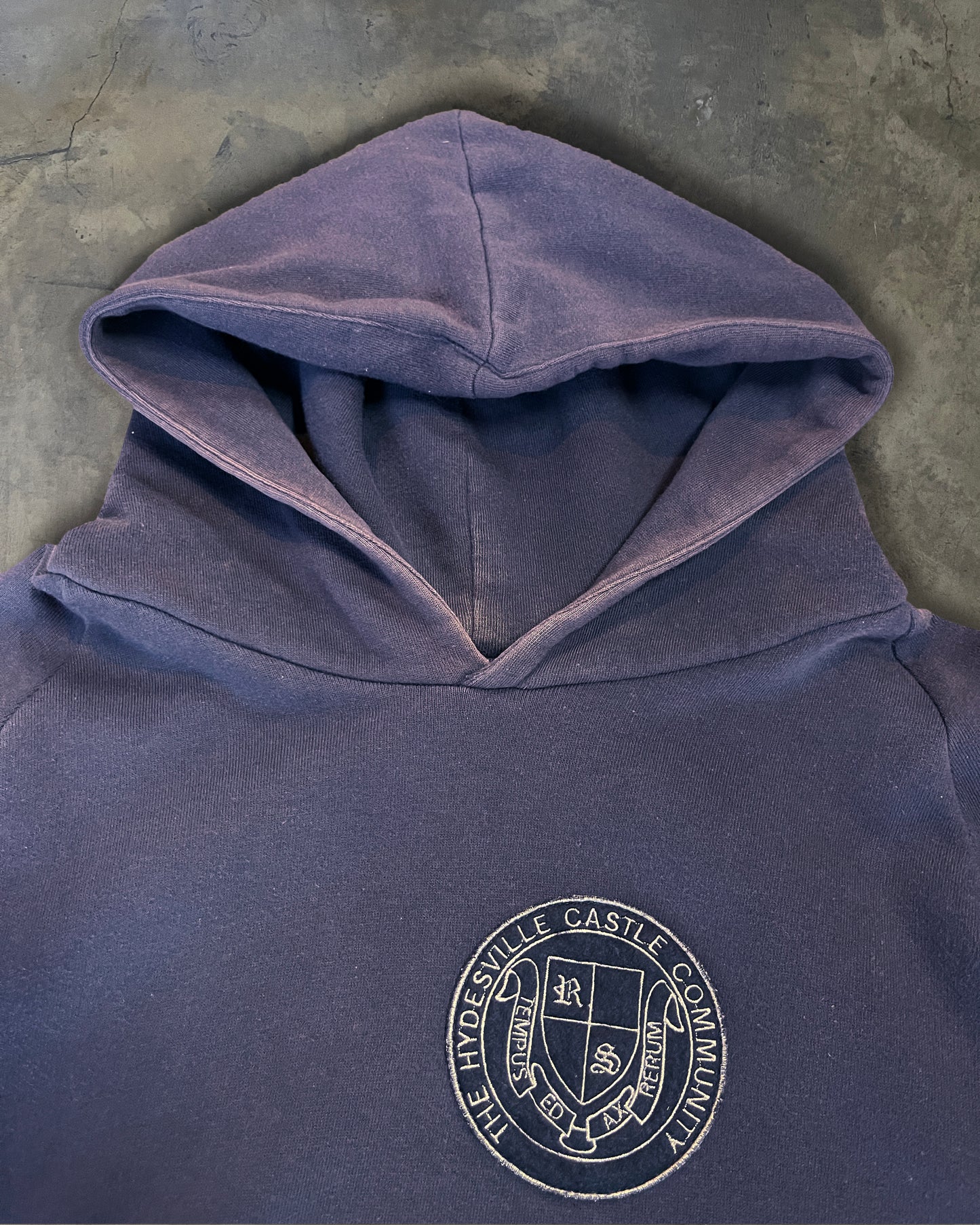 RAF SIMONS AW2000-2001 “CONFUSION” PATCH WORK HOODIE.