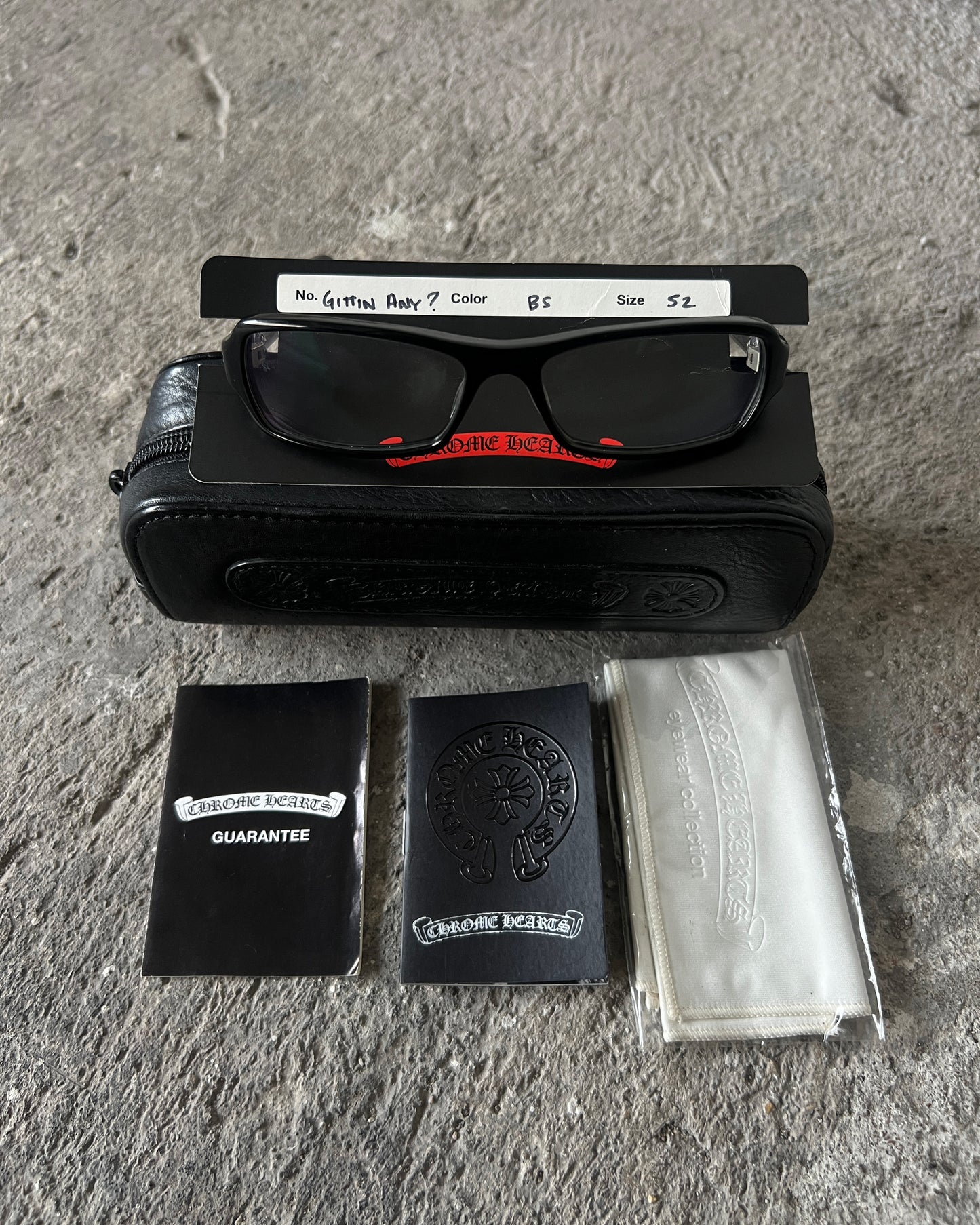CHROME HEARTS "GITTIN ANY?-II" GLASSES