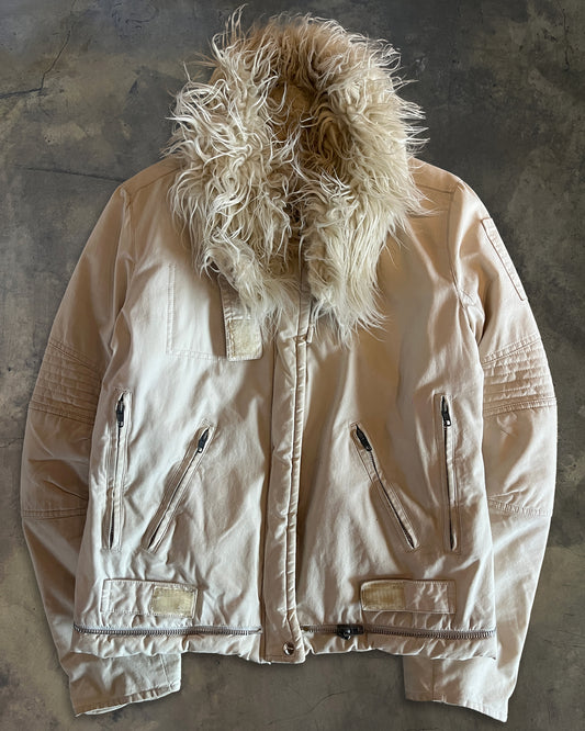 HELMUT LANG AW1999 VINTAGE COTTON ASTRO BIKER JACKET