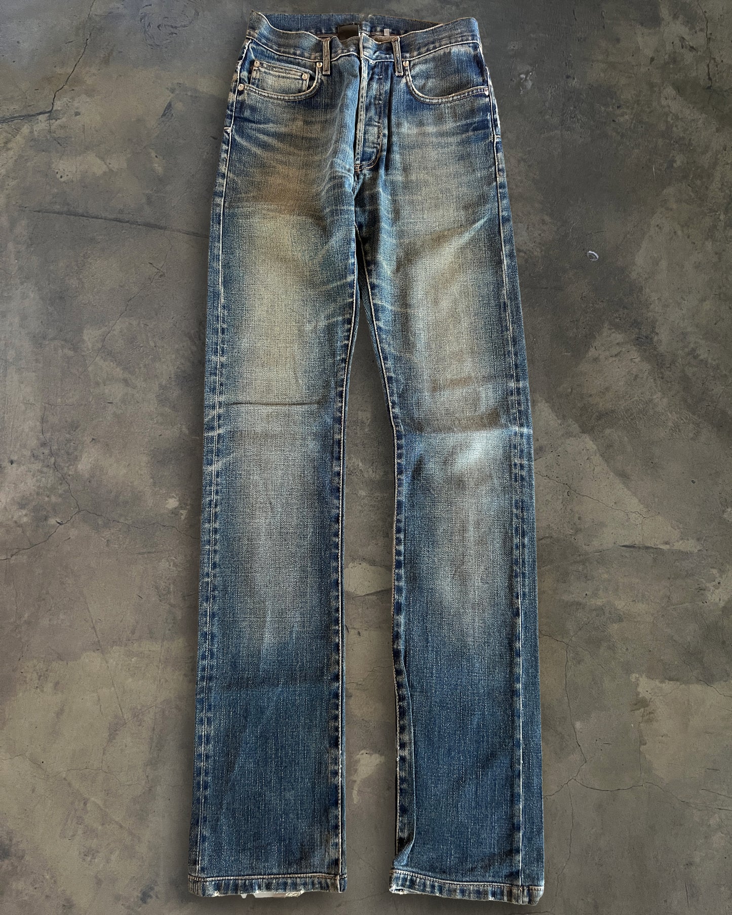 DIOR HOMME SS2011 MUDWASH DENIM