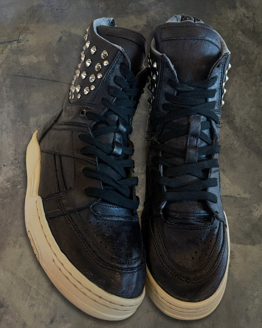 DIET BUTCHER SLIM SKIN STUDDED HIGH TOPS