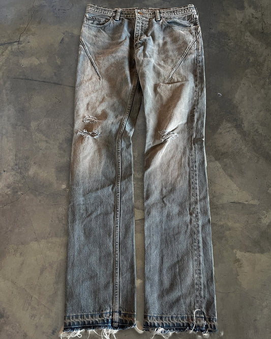 NUMBER (N)INE SS2007 "ABOUT A BOY" MUDWASH PAIN DENIM