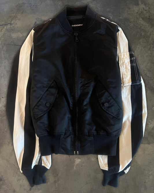 PHENOMENOM SS2012  STRIPED MA-1 BOMBER JACKET