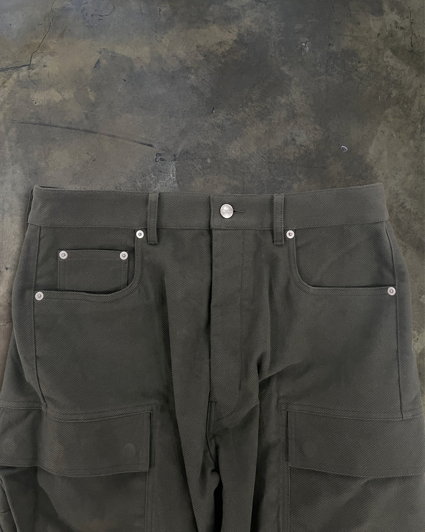 RICK OWENS FW2025 "CONCORDIANS" BOSCO DOUBLE CARGO PANTS