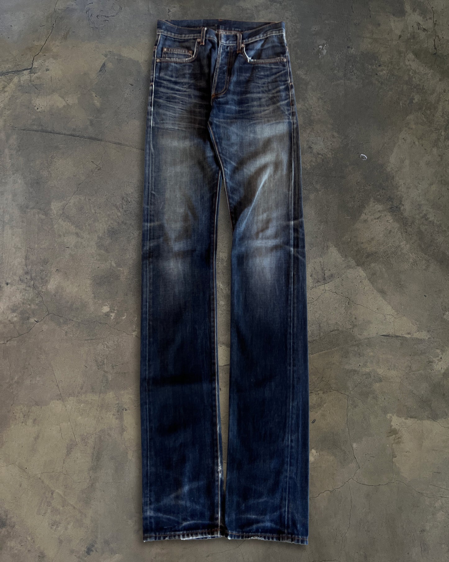 DIOR HOMME SS2005 "BECK" VINTAGE WASH DAUPHIN DENIM
