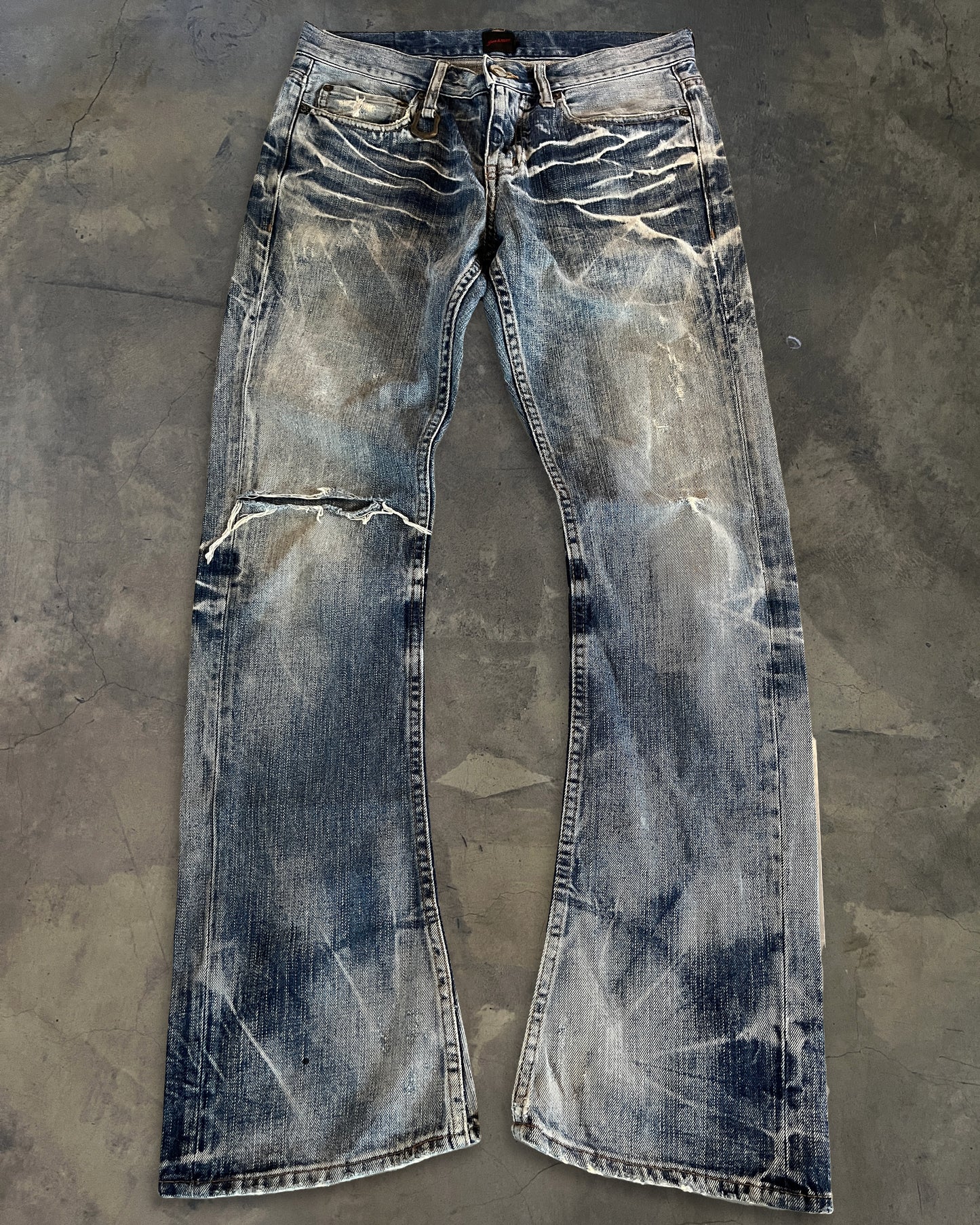 JACKROSE FLARED LIGHT WASH DENIM