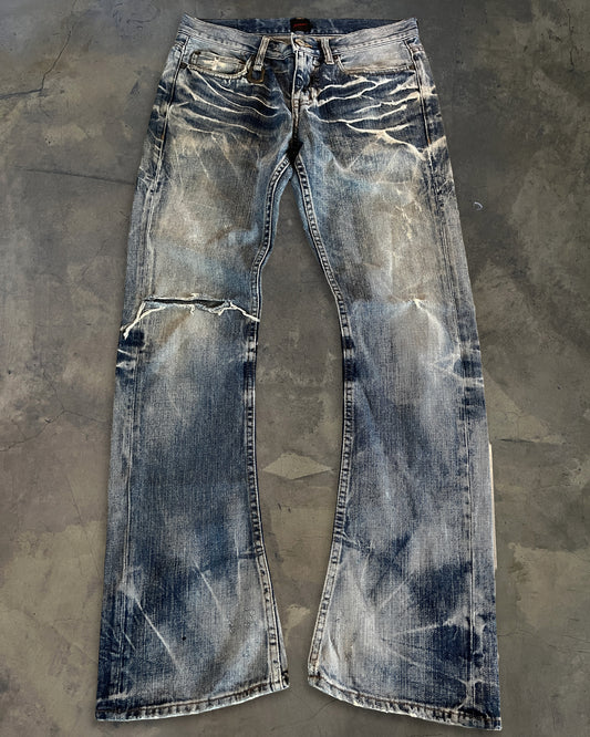 JACKROSE FLARED LIGHT WASH DENIM