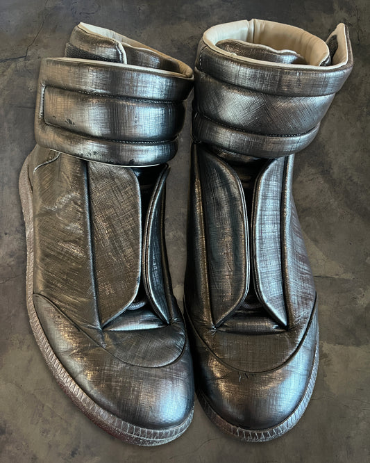 MAISON MARGIELA SS2016 METTALIC HIGH TOP FUTURES