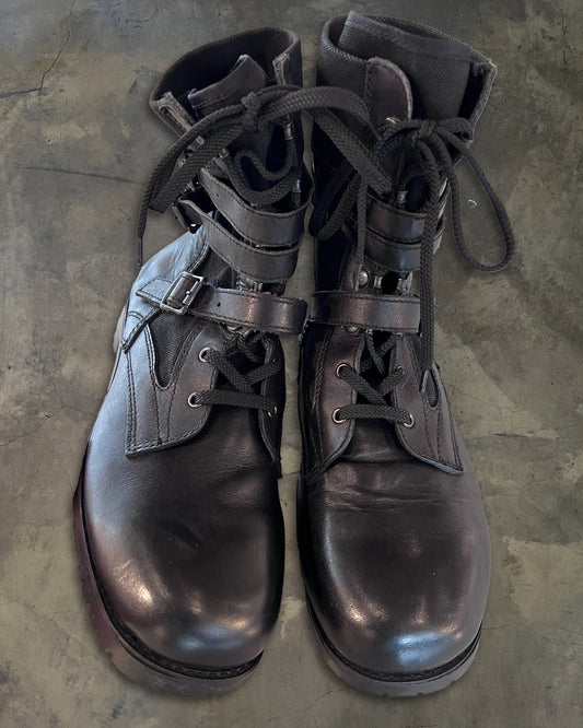 NUMBER NINE SS2006 "WELCOME TO THE SHADOW" COMBAT BOOTS