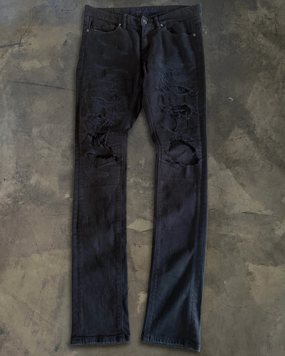 GOSTAR DE FUGA DISTRESSED SKINNY DENIM