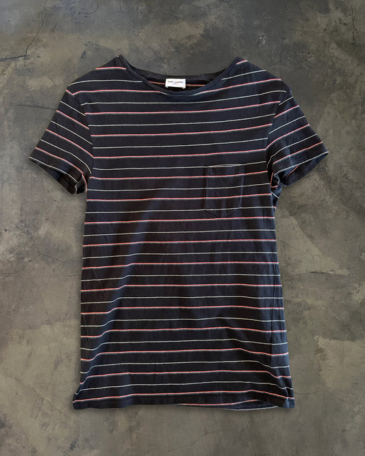 SAINT LAURENT SS2014 STRIPED TEE