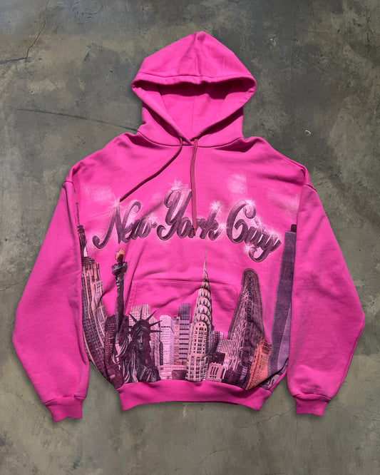 BALENCIAGA RESORT 2017 "NEW YORK CITY" AIRBRUSH HOODIE