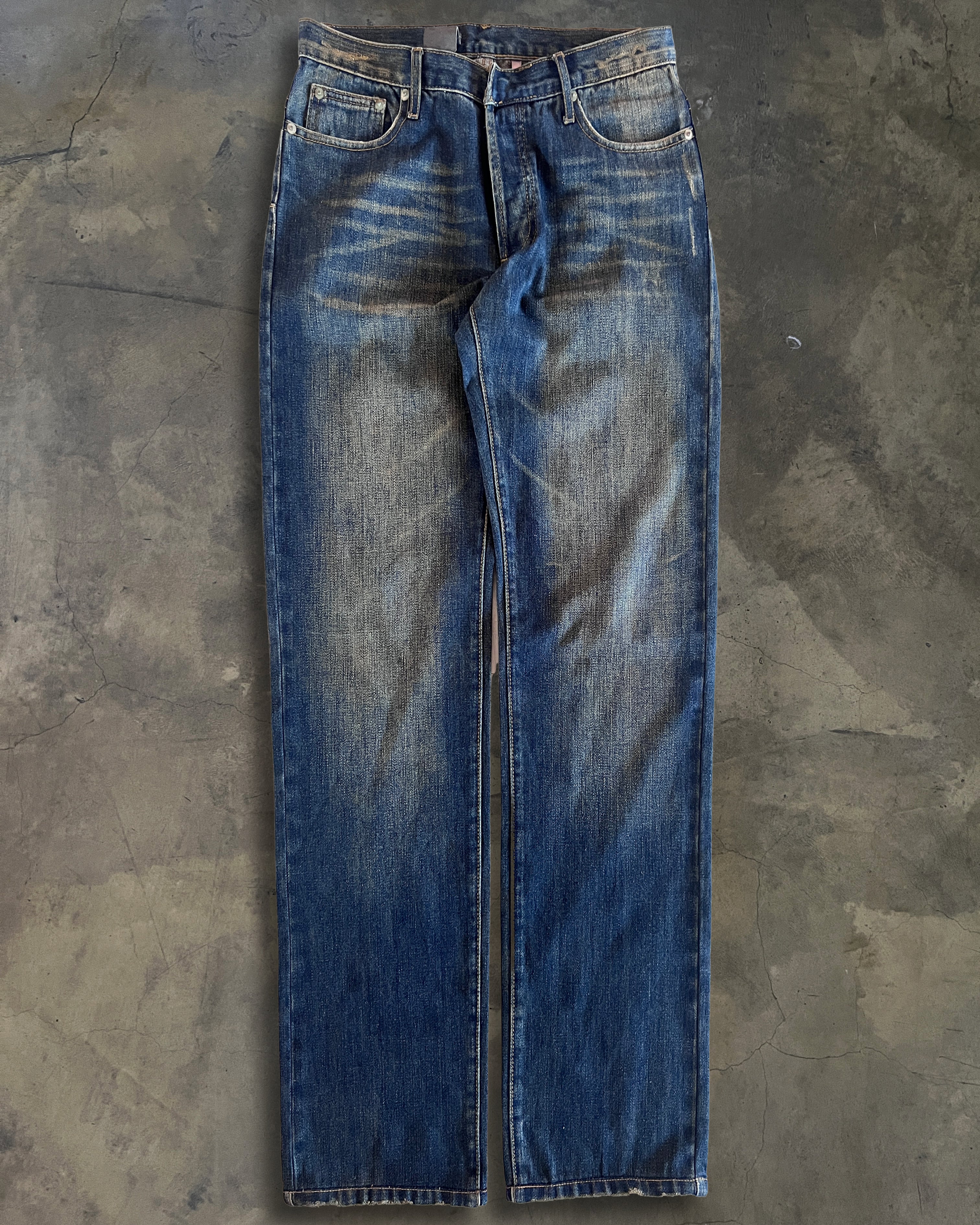 DIOR HOMME RUNWAY SS2005 BAGGY WASHED DENIM – glam archive