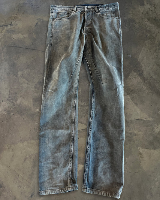 RICK OWENS SS2014 "VICIOUS" DELFT WASH BERLIN CUT DENIM