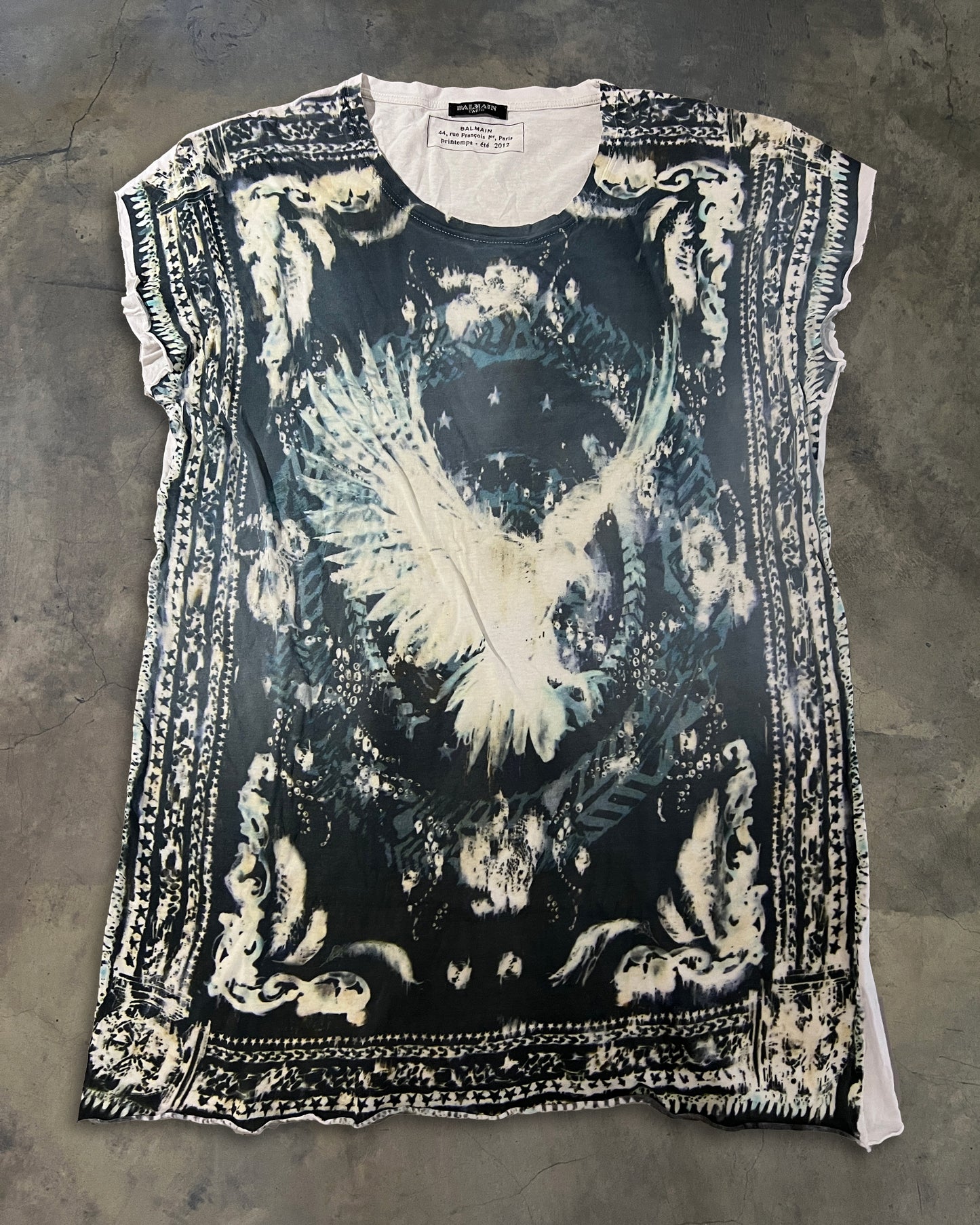 BALMAIN SS2012 EAGLE TEE