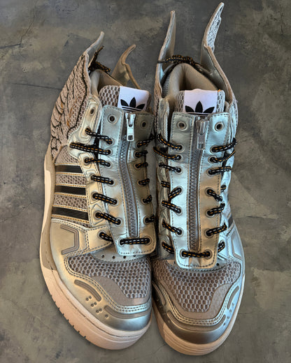 ADIDAS X JEREMY SCOTT 2.0 "METALLIC MESH" SNEAKER