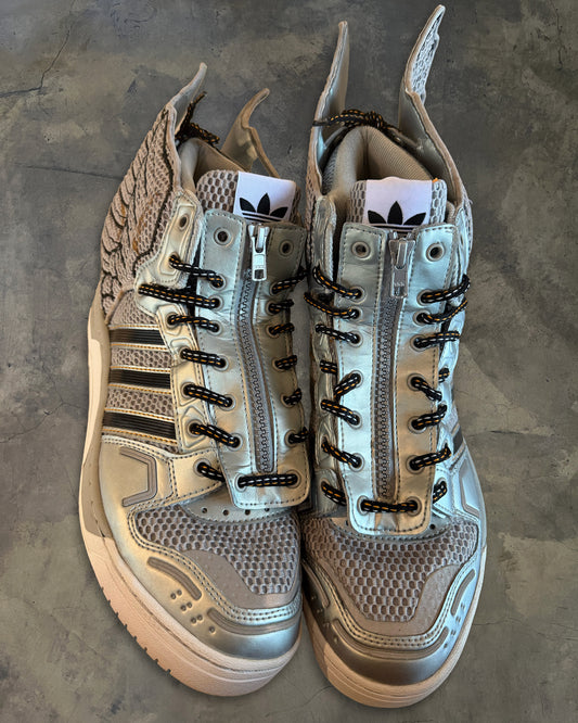ADIDAS X JEREMY SCOTT 2.0 "METALLIC MESH" SNEAKER