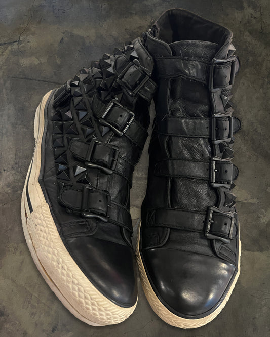 ASH STUDDED HIGH TOP SNEAKERS