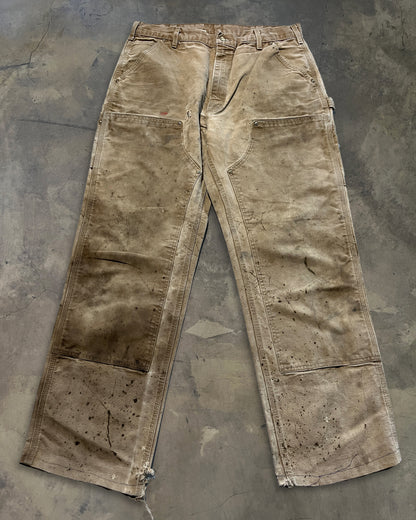 CARHARTT THRASHED DOUBLE KNEE WORK PANTS