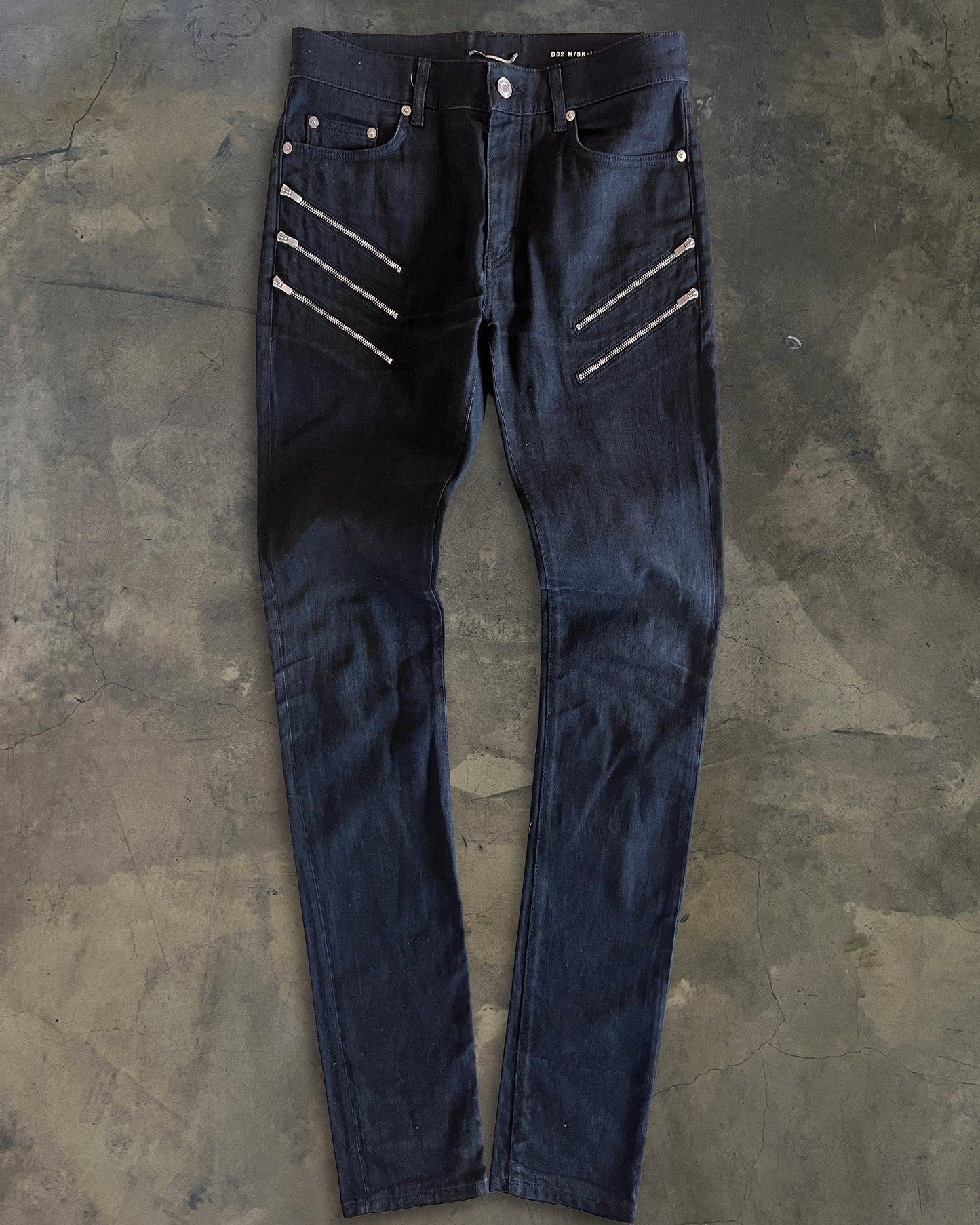SAINT LAURENT SS2015 D02 FIVE ZIPPER DENIM