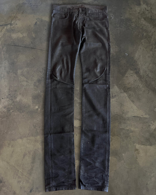 DIOR HOMME AW2008 NIGHTFALL WAXED DENIM