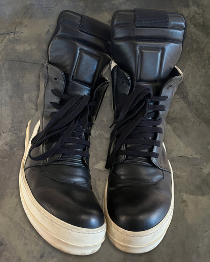 RICK OWENS HIGH TONGUE GEOBASKET 45.5