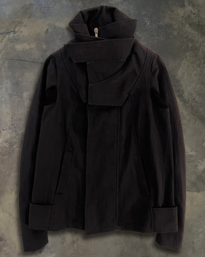 RICK OWENS FW2008 "STAG" DOUBLE COLLAR JACKET