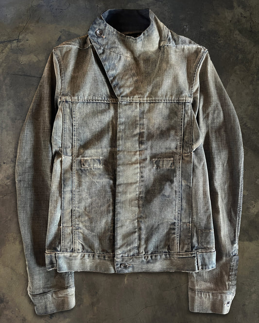 RICK OWENS SS2010 "RELEASE" DARK DUST SLAVE JACKET