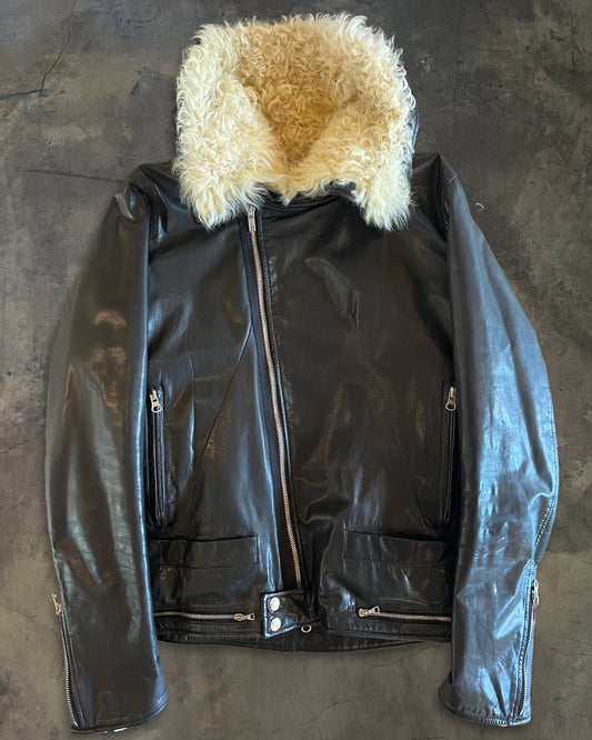 UNDERCOVER AW2006 "GURU GURU" HORSE LEATHER SHEARLING JACKET