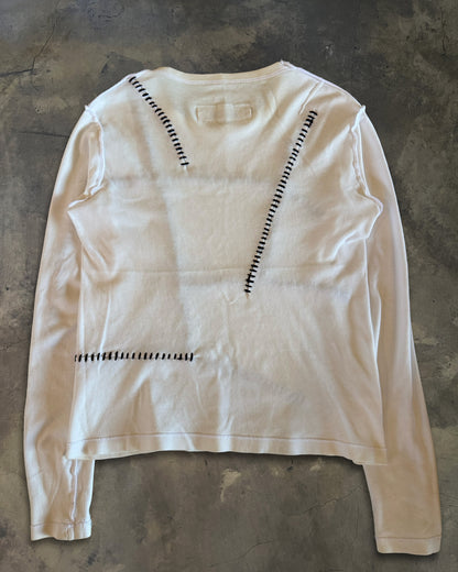 20471120 HYOMA DECONSTRUCTED STITCH TOP
