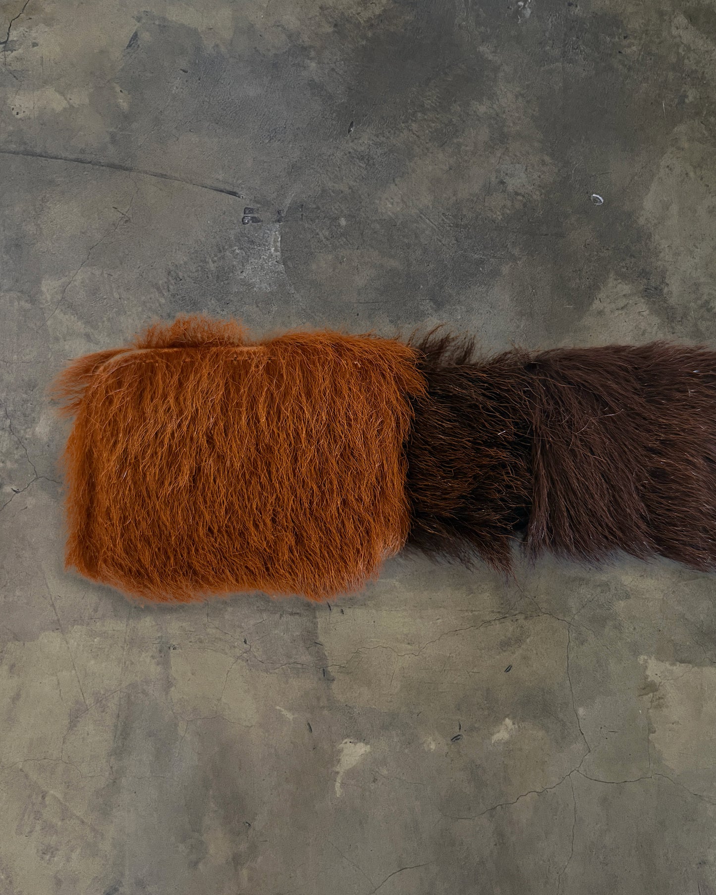 PRADA FW2017 RUNWAY TWO TONE COWHIDE BELT