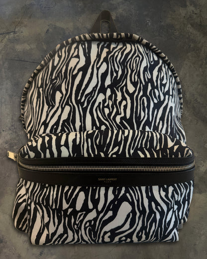 SAINT LAURENT ZEBRA BACKPACK