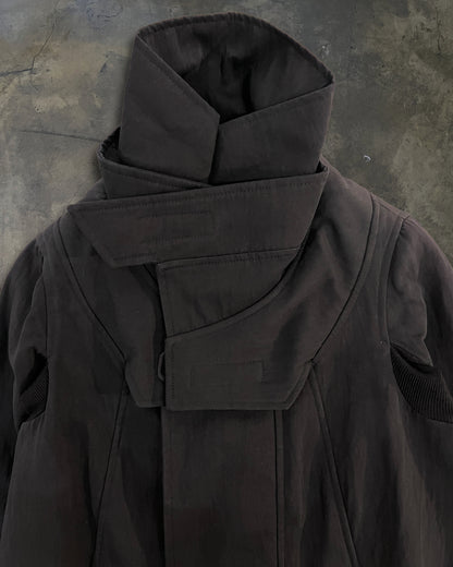 RICK OWENS FW2008 "STAG" DOUBLE COLLAR JACKET