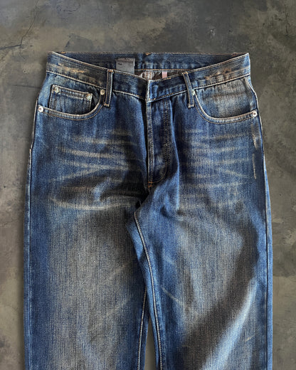 DIOR HOMME RUNWAY SS2005 BAGGY WASHED DENIM