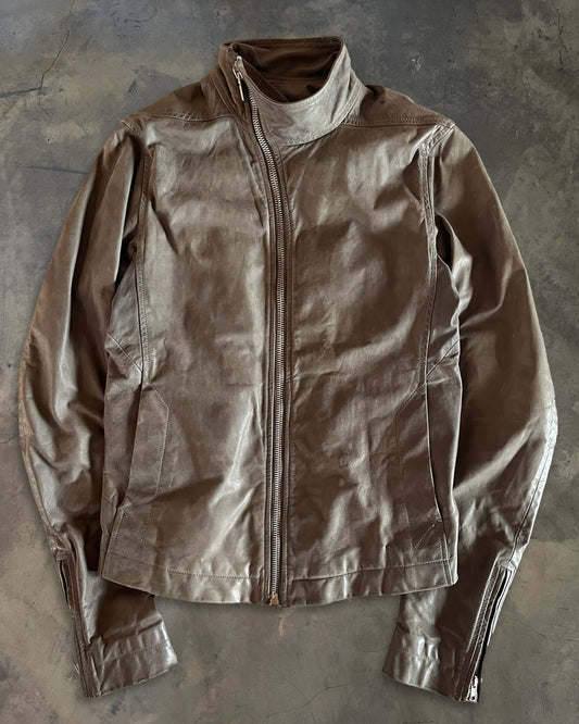 RICK OWENS WASHED CALF MOLINO JACKET