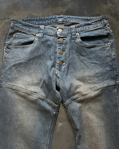 TORNADO MART LACE UP MUD WASHED DENIM