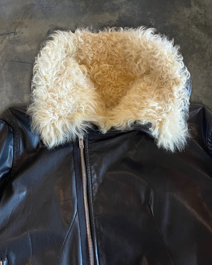UNDERCOVER AW2006 "GURU GURU" HORSE LEATHER SHEARLING JACKET
