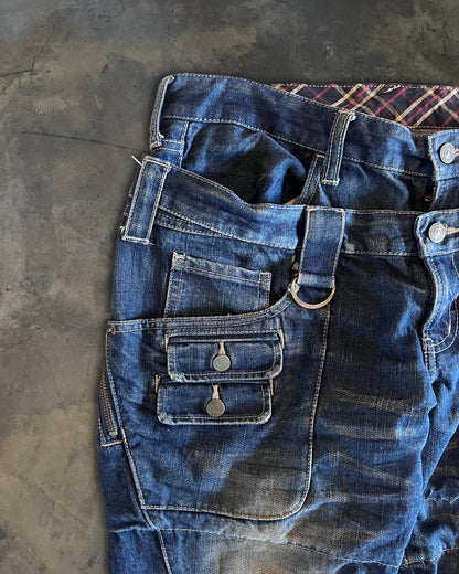 PPFM DOUBLE WAISTED JEANS