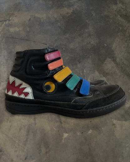 JCDC VELCO STRAP SHARK HIGH TOPS