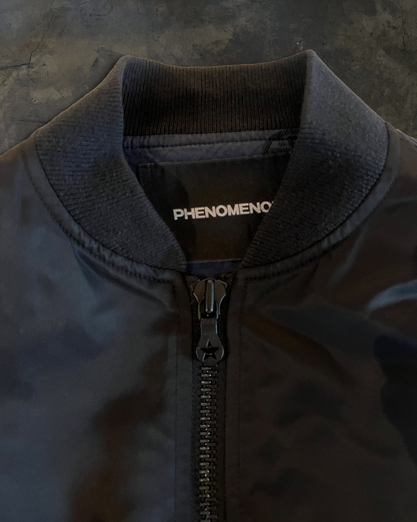 PHENOMENOM SS2012  STRIPED MA-1 BOMBER JACKET